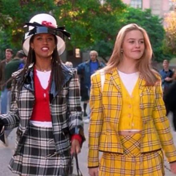 BLUE PLAID PANTS (CLUELESS LOOK/PATTERN) - Picture 9 of 9